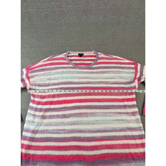 Torrid Sweater Knit Crewneck Pastel Stripe Size 3X - Picture 4 of 6